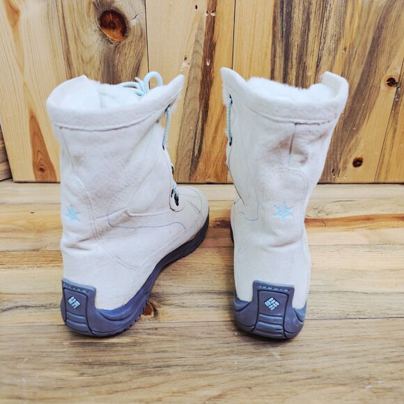 Columbia Winter White Fleece Winter Boots - Picture 6 of 8